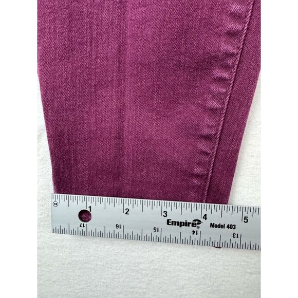 Talbots Women's Jegging Jeans Mid Rise Five Design Pockets Purple Size W29 - Picture 4 of 7